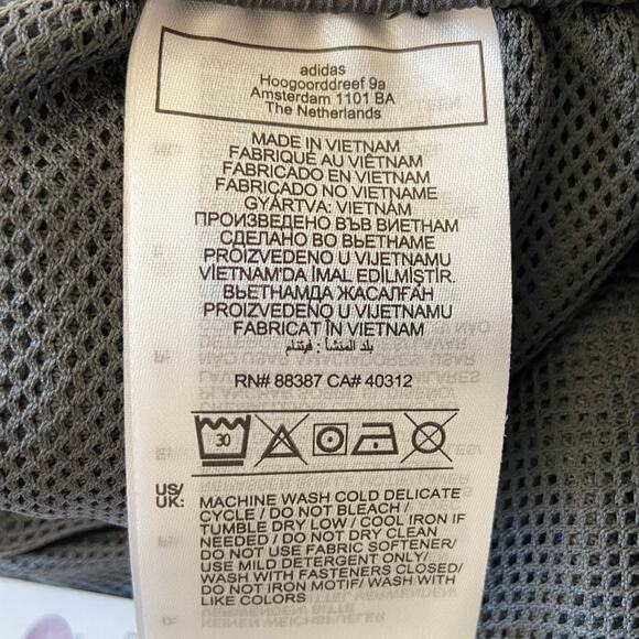 Adidas Tiro Woven Pant Men's S Grey Six Tapered Zipper Leg Athletic Track Pant - Picture 4 of 6